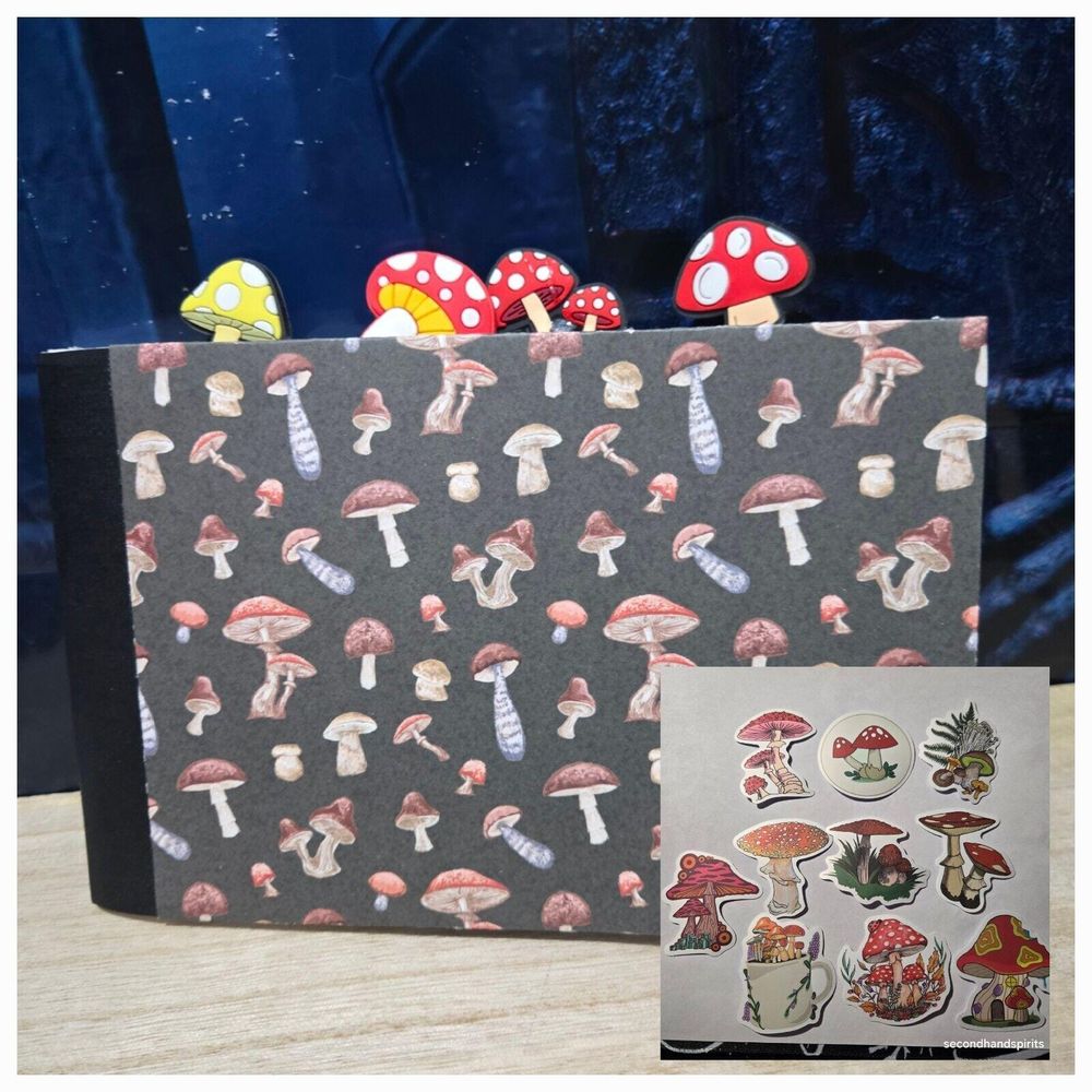 Handmade Notebook Journal Altered Composition Book 7.5 x 5 i...